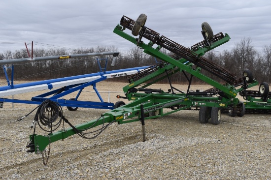 Unverferth Rolling Harrow 1225, double  rolling harrow; 44ft. folding,