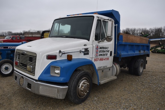 1999 Freightliner FL60, 163,589 miles,  dually, 12ft steel bed,