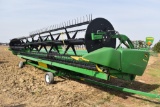 JD 640FD, 40ft, Flex draper, flip over reel,