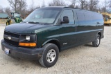 2004 Chevrolet 3500, 305,991 miles, 15  passenger van, gas, runs & drives,