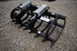 Tomahawk Root Grapple 72in. Dual cylinder,  Heavy Duty,