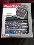 Dura Max 1/4in.- and 3/8in.-Drive Socket  Set 57-Pc.