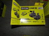 Ryobi Batteries & charger 18V 4.0AH 2  batteries