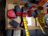 Assorted Milwaukee 25 ft & 35 ft magnetic  tape measurers