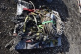 Assorted safety harness and ropes