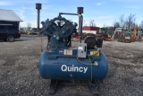 Quincy 200 gallon air compressor, 25HP,  Valdor motor