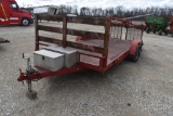 2004 P&T 18ft. Trailer,