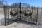 2023 GREATBEAR 14FT BI-PARTING WROUGHT IRON GATE 2