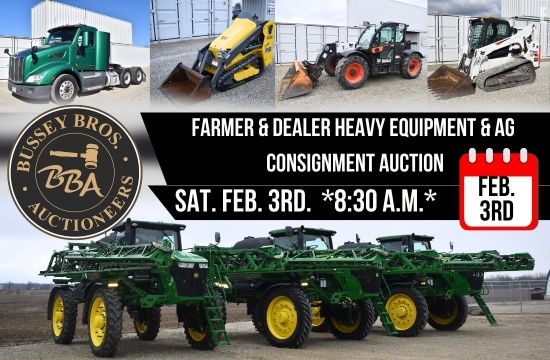 2024 FEB. Heavy Equipment & AG Consignment Auction