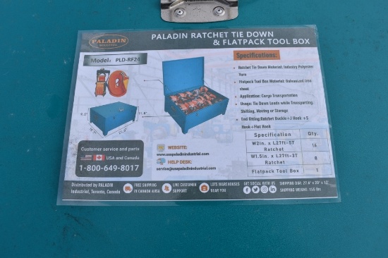 PALIDAN INDUSTRIAL RATCHET STRAPS 25432