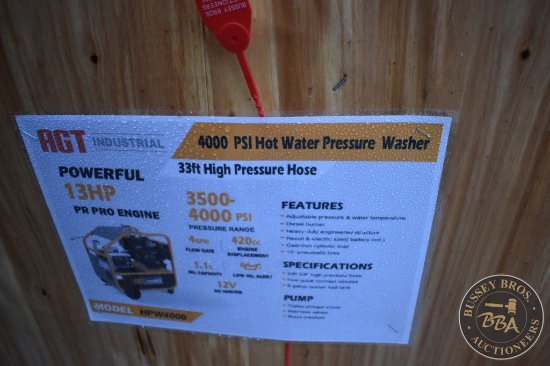 AGT INDUSTRIAL HOT WATER PRESSURE WASHER 25611