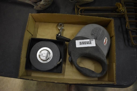 Dog Leash and Tape Measure
