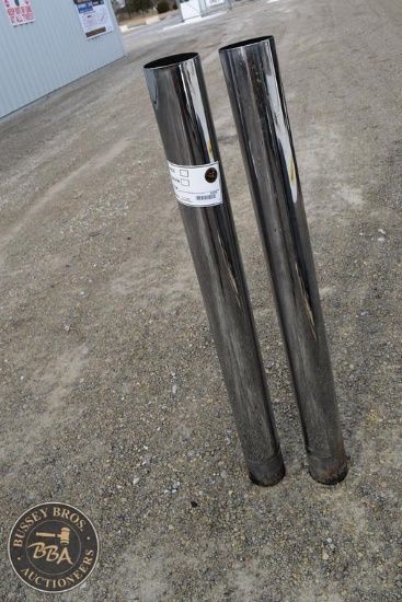 2X CHROME STACKS 33245