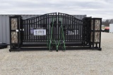 20FT FARM IRON GATE 35184