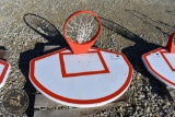 STEEL BASKET BALL BACKBOARD AND RIM 35256