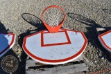 STEEL BASKET BALL BACKBOARD AND RIM 35259