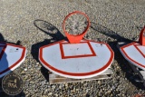 STEEL BASKET BALL BACKBOARD AND RIM 35260