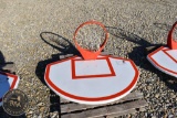 STEEL BASKET BALL BACKBOARD AND RIM 35262