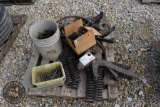 Planting Attachments SKID OF MISC CULTIVATOR SHANKS AND SPRINGS 35535