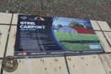 GOLD MOUNTIAN 12X20 STEEL CARPORT 35311