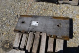 Hitch KIT CONTAINERS WELDABLE SKID STEER PLATE 35520