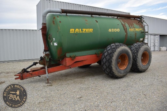 BALZER 4800 MAGNUM MANURE SPREADER- 33869