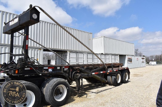1997 WASTEQUIP 28FT. ROLL OFF TRAILER- 33844