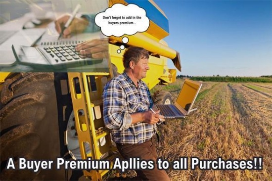 STOP!! READ NOW!! IMPORTANT BUYERS PREMIUM INFO!! 6002