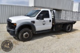 2009 FORD F550 XL FLATBED TRUCK- 33858