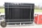 GALVANIZED STEEL FENCE PANELS 10X7 FT 35698