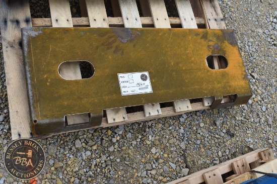 Hitch FUTURE WELDABLE SKID LOADER PLATE 35920