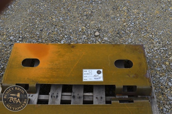 Hitch FUTURE WELDABLE SKID LOADER PLATE 35924