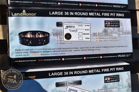 LANDHONOR 36 INCH METAL FIRE RING 35639