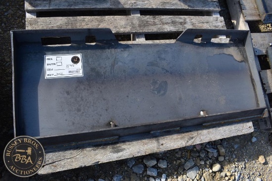 Hitch WOLVERINE SKID STEER WELDABLE PLATE 36120