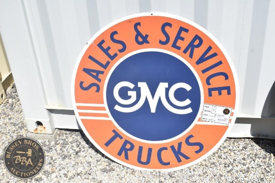 Sales and Service Metal Sign