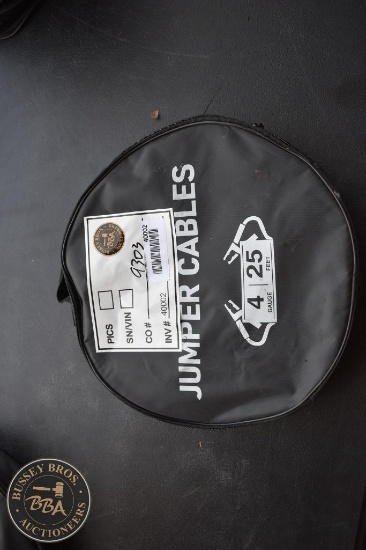 Future 25Ft 4 Gauge Jumper Cables with Carrying Case