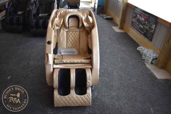 Future Massage Chair with Remote Control and Adjustable Footrest