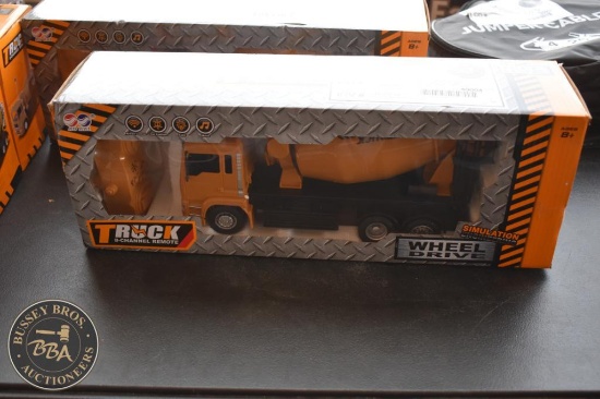 Future Remote-Controlled Cement Mixer Truck