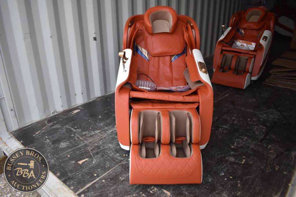 TPM TP-Z69 Ergonomic Massage Chair, Orange and | Proxibid