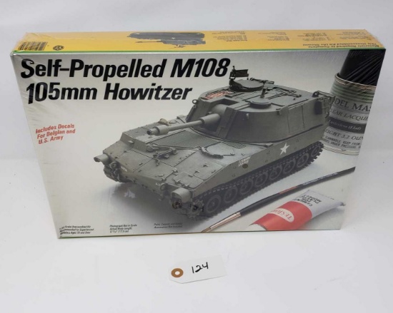 Self Propelled M108 105mm Howitzer 1/35 Scale