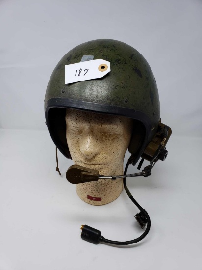 Vietnam Armored Crewman Helmet W/Communication