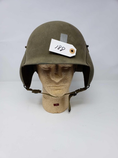 WW II Air Crewman M3 Flack Helmet