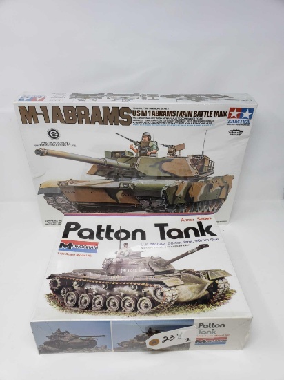 M-1 Abrams and Patton Tank 1/35th