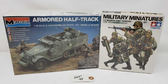 Armored Half Truck 1/35 scale and Military Miniatures