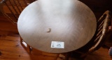 Round Child's table and four chairs