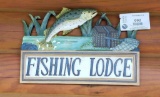 Nice Outdoor Sign - Fishing Lodge