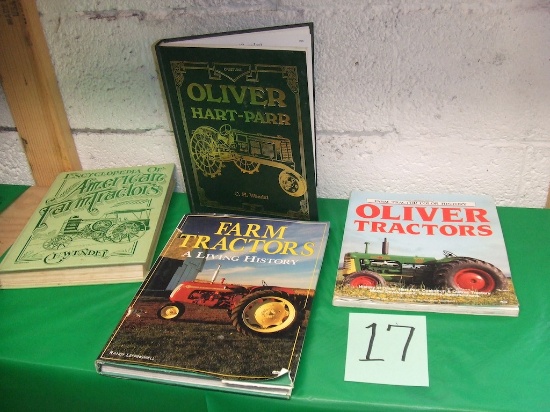 FARM TRACTORS - OLIVER  HARD AND SOFT COVERED BOOKS