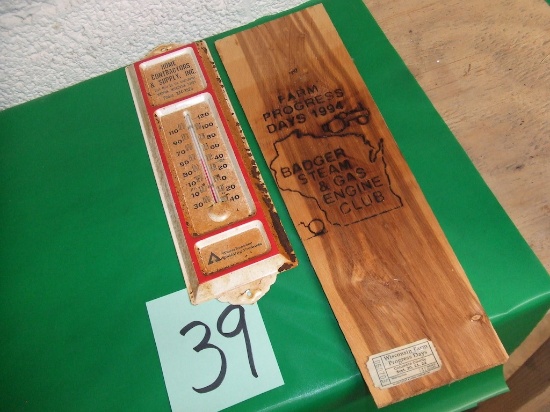 WEYERHAUSER BUILDING PRODUCTS THERMOMETER - 1994 FARM PROGRESS DECORATION