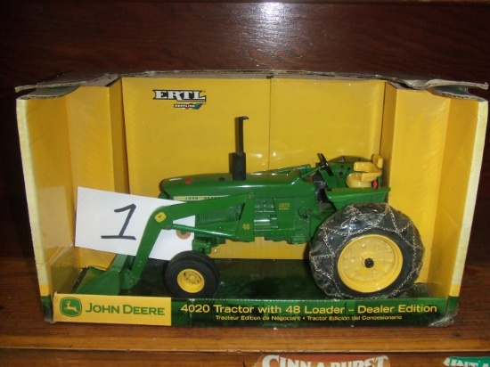JOHN DEERE 4020 TRACTOR WITH 48 LOADER