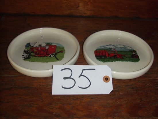 (2) GEHL DECORATIVE PLATES